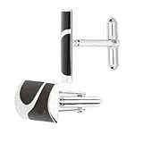 InCollections Herren-Manschettenknopf 925/000 Sterlingsilber mit Bernstein 0110257025340 - 